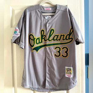 Mitchell & Ness Cooperstown Collection: Jose Canseco 1989 World Series Jersey